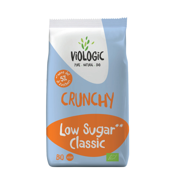 Viologic Crunchy LOW SUGAR Classic bio 375g