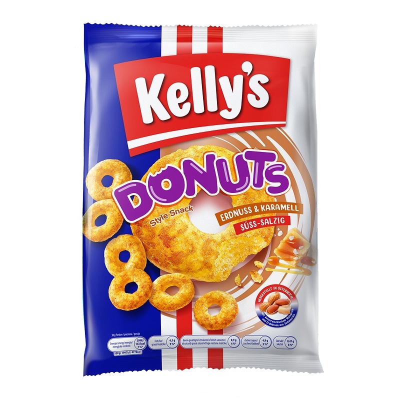 Kelly's Donuts Peanut&Caramel 100g