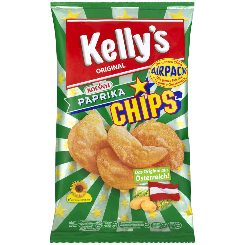 Kelly's Chips paprica 150g