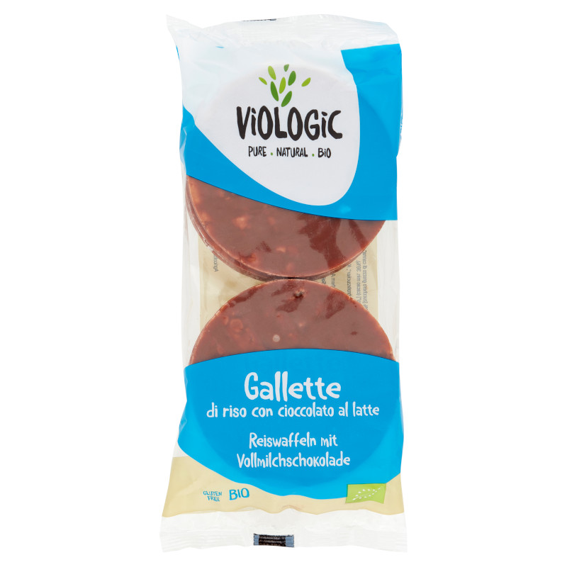 Viologic Gallette di riso ric.di cioccolato al latte bio 100g