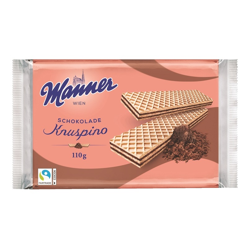 Manner wafer Knuspino cioccolato 110g 23323