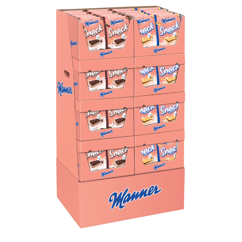 Manner Display Snack Minis Mix 300gr (allestito Lona)
