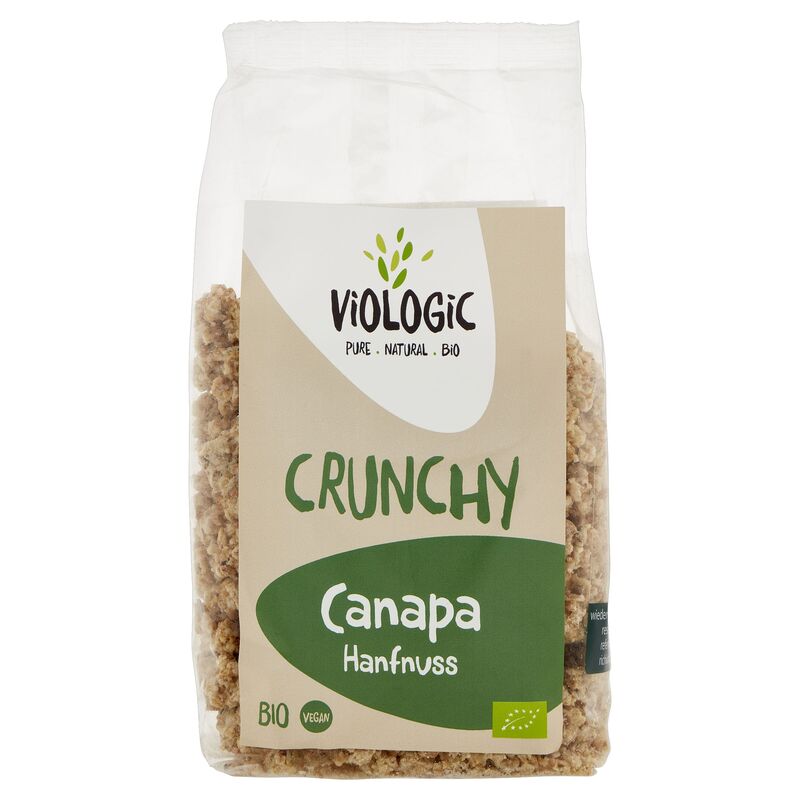 Viologic Crunchy croccante con semi di canapa bio 375g